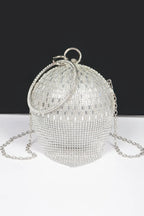 Rhinestone Glass Round Ball Clutch | Mixtshop LLC