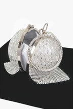 Rhinestone Glass Round Ball Clutch | Mixtshop LLC