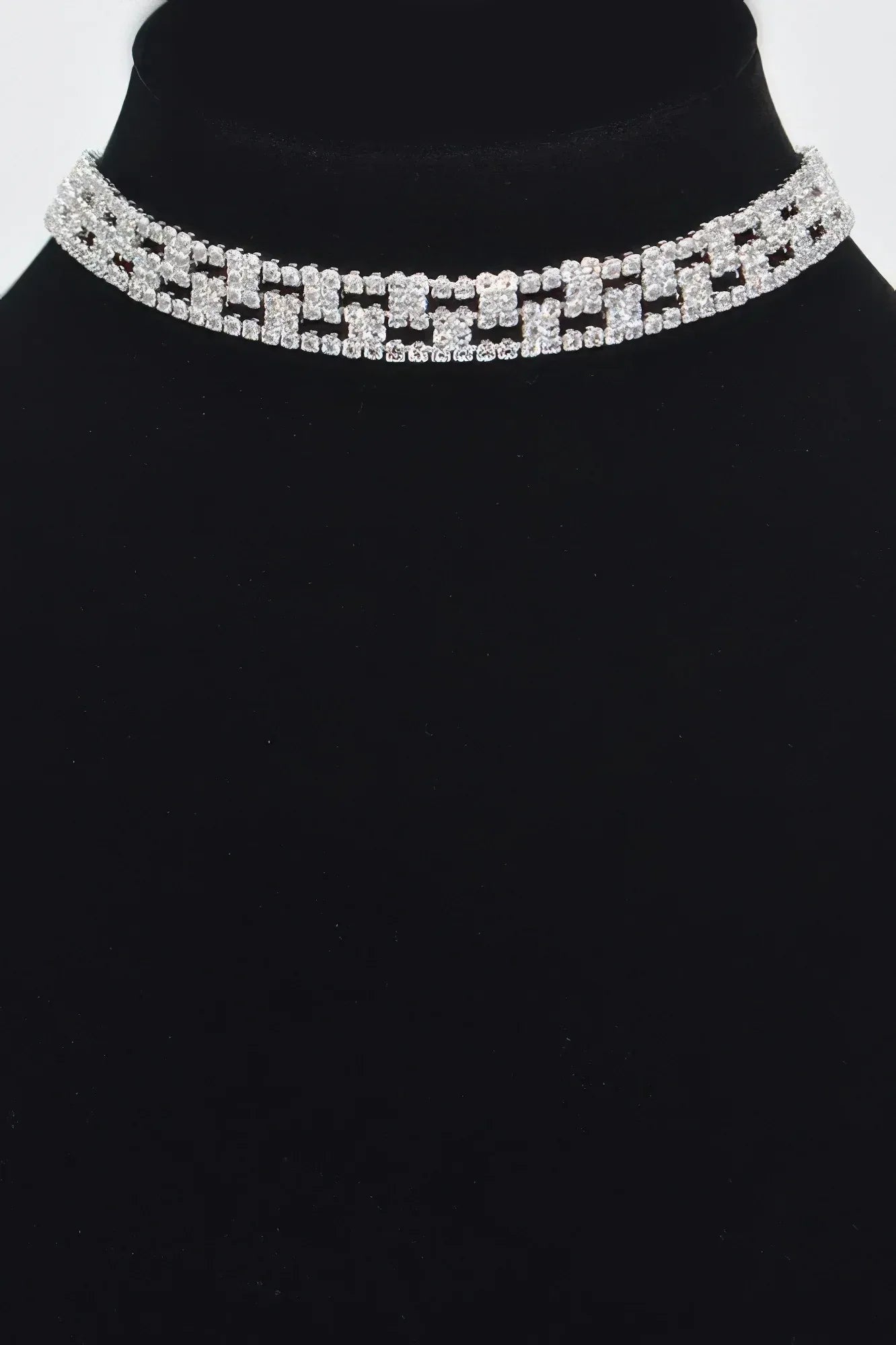 Aligned Rhinestone Choker | Mixtshop LLC