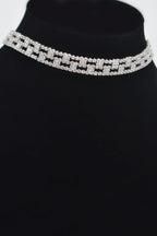 Aligned Rhinestone Choker | Mixtshop LLC