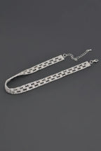 Aligned Rhinestone Choker | Mixtshop LLC