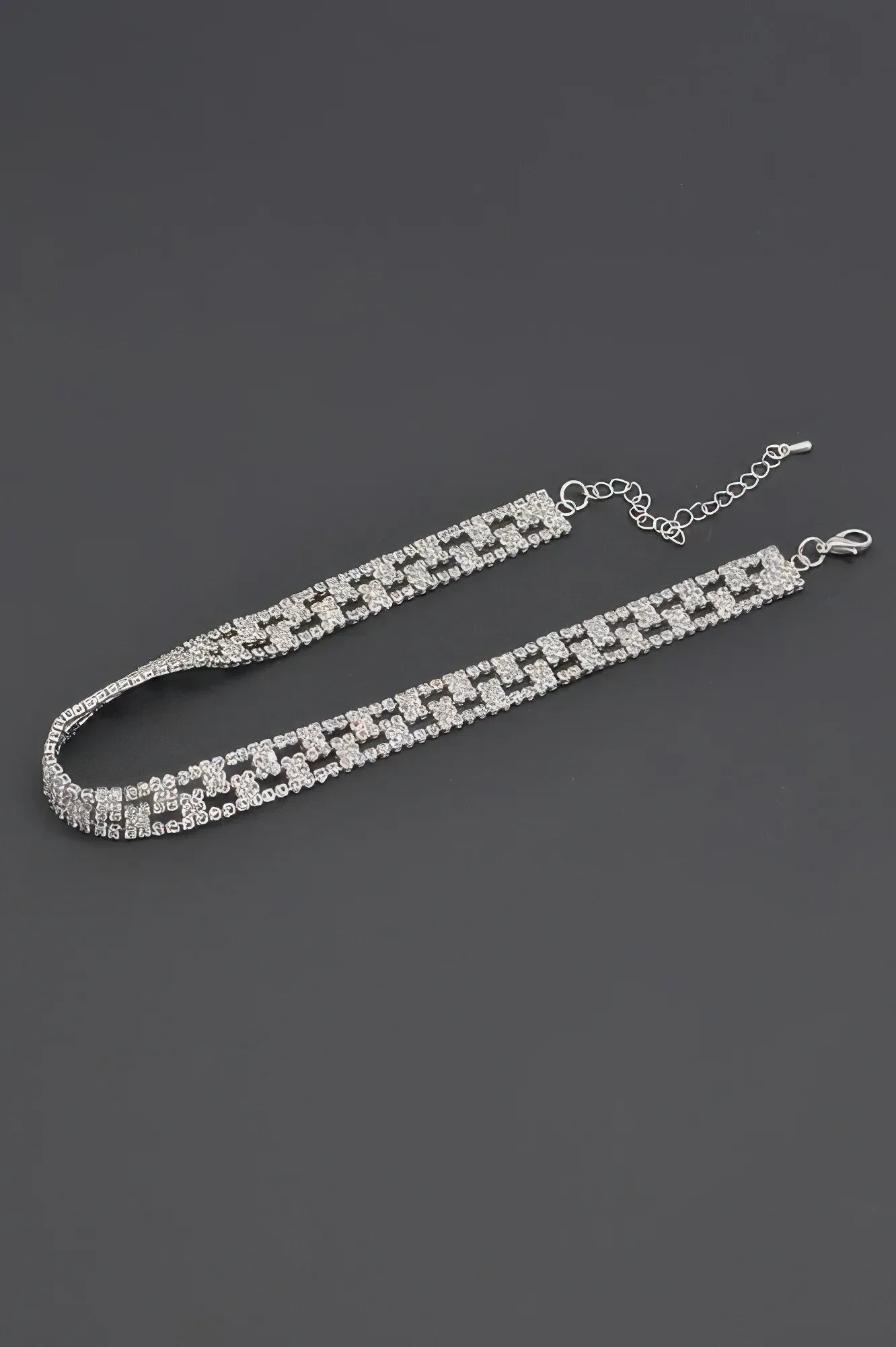 Aligned Rhinestone Choker | Mixtshop LLC