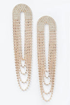 Layered Elegant Rhinestone Earrings | Mixtshop LLC