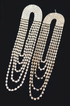 Layered Elegant Rhinestone Earrings | Mixtshop LLC