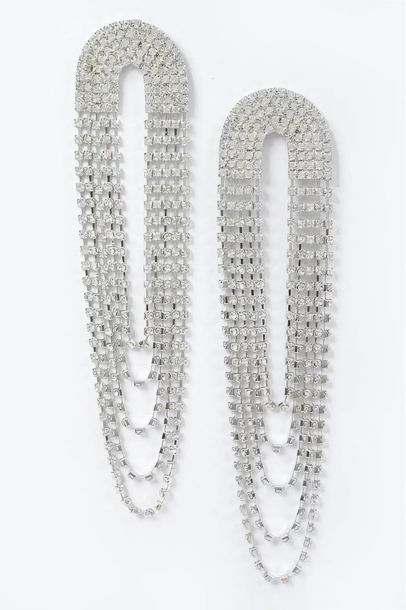 Layered Elegant Rhinestone Earrings | Mixtshop LLC