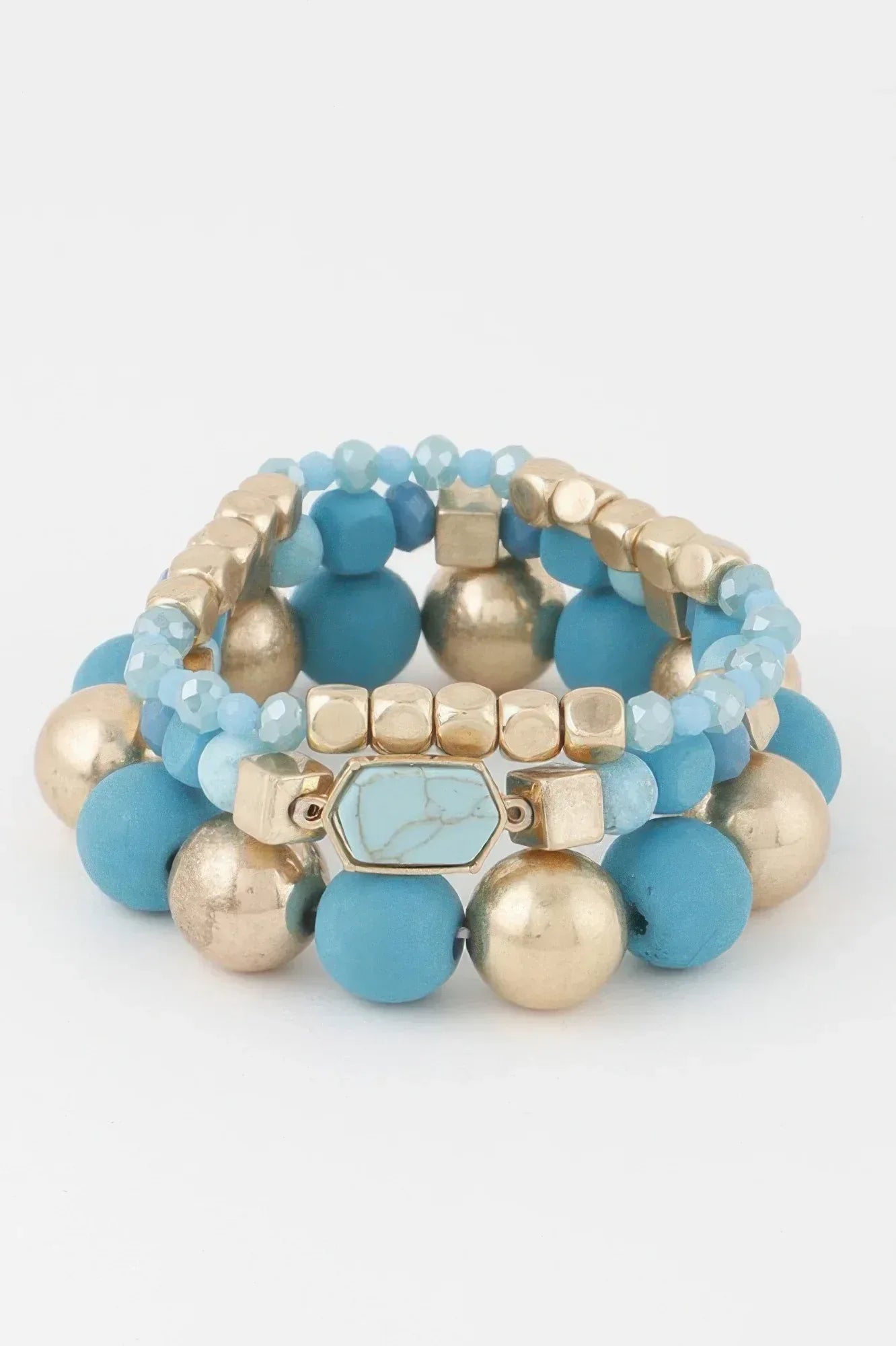 Multi Stone Beaded Bracelet | Mixtshop LLC