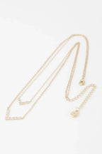 Double Crystal V Necklace | Mixtshop LLC