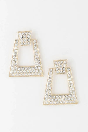 Rhinestone Fashion Earrings | Mixtshop LLC