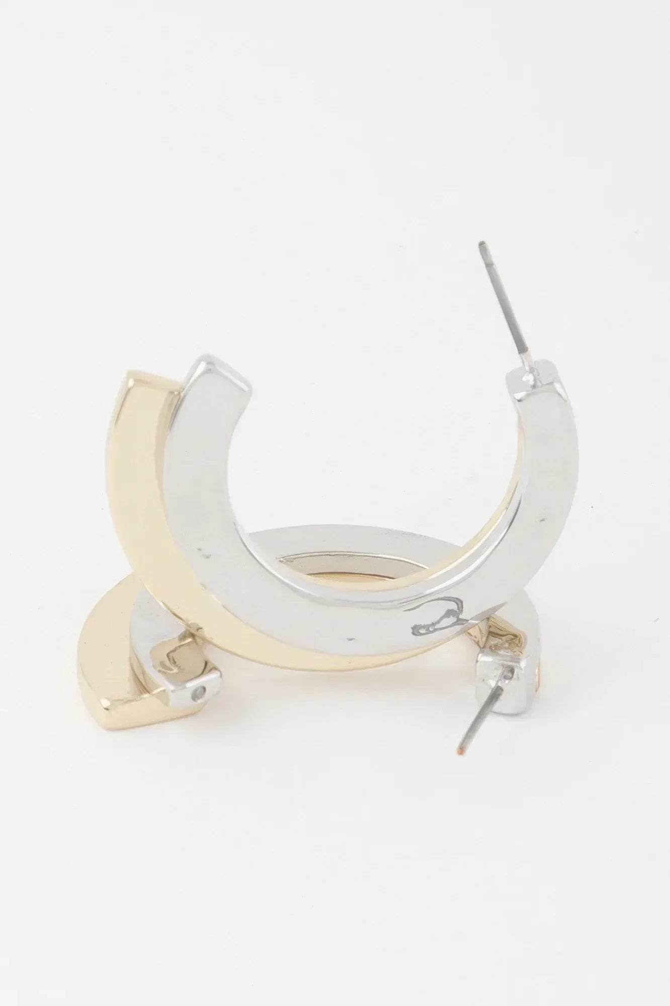 Double Flayed Hoop Earrings | Mixtshop LLC