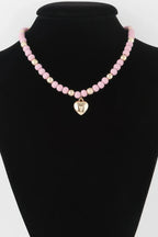 Heart Beaded Necklace | Mixtshop LLC