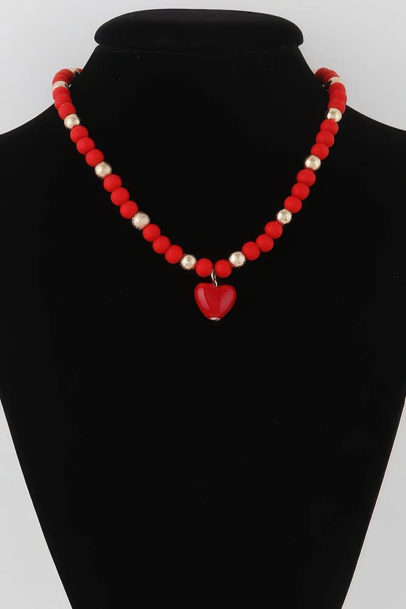 Heart Beaded Necklace | Mixtshop LLC
