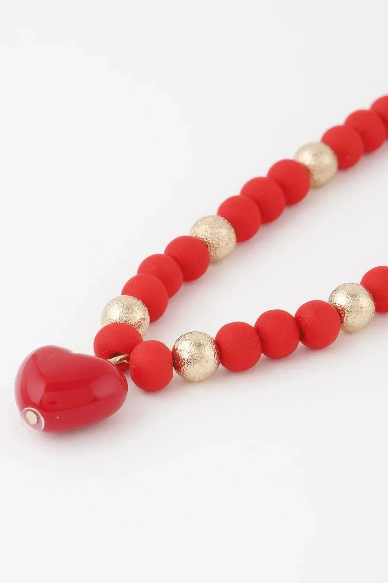 Heart Beaded Necklace | Mixtshop LLC
