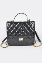 Quilted Enamel Backpack | Mixtshop LLC