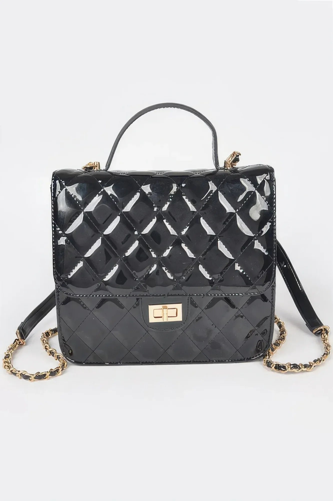 Quilted Enamel Backpack | Mixtshop LLC