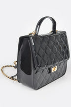 Quilted Enamel Backpack | Mixtshop LLC