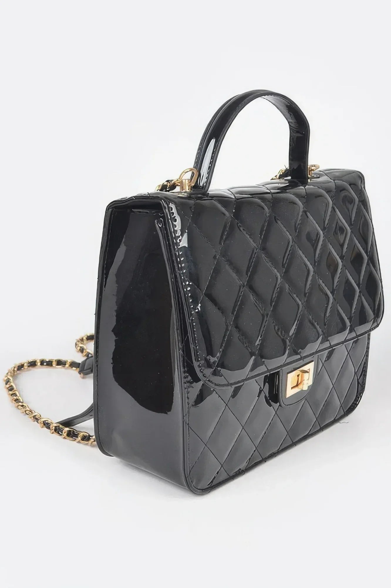 Quilted Enamel Backpack | Mixtshop LLC