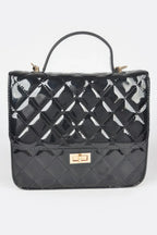 Quilted Enamel Backpack | Mixtshop LLC