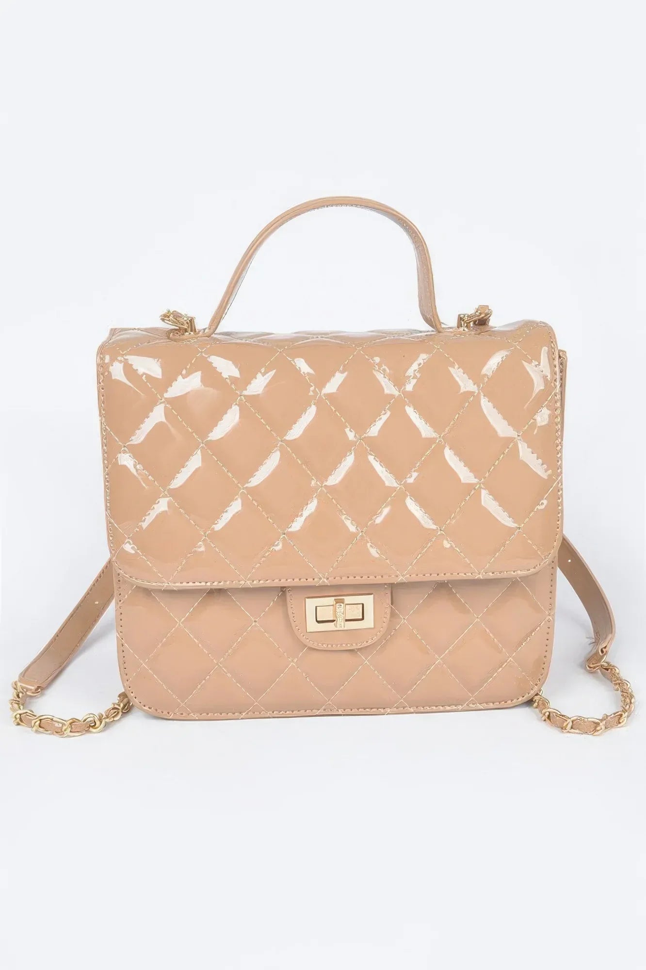 Quilted Enamel Backpack | Mixtshop LLC