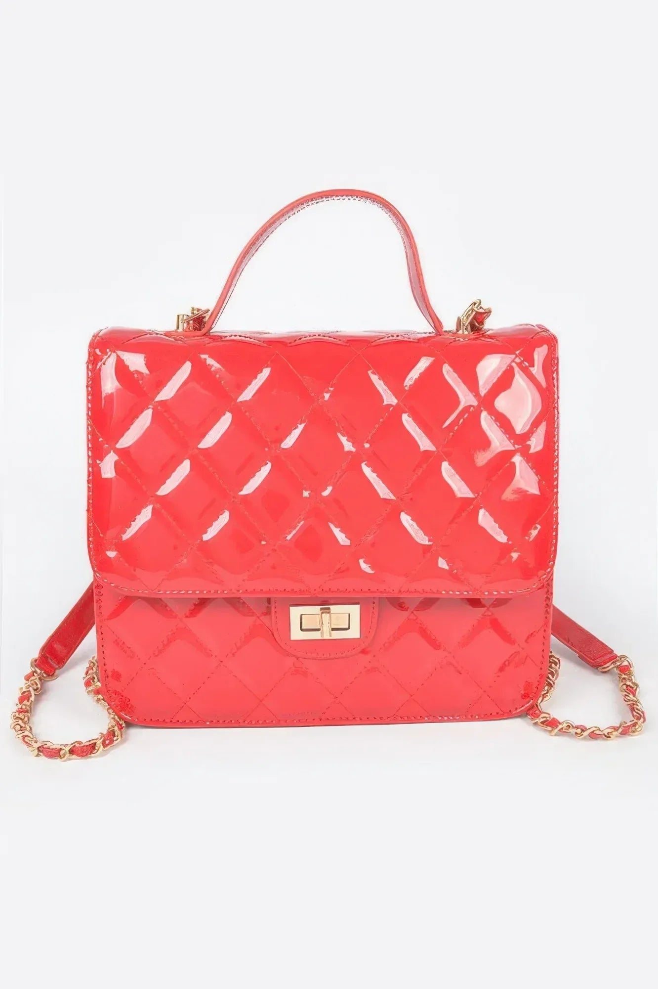 Quilted Enamel Backpack | Mixtshop LLC