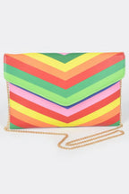 Multi Color Envelope Clutch | Mixtshop LLC