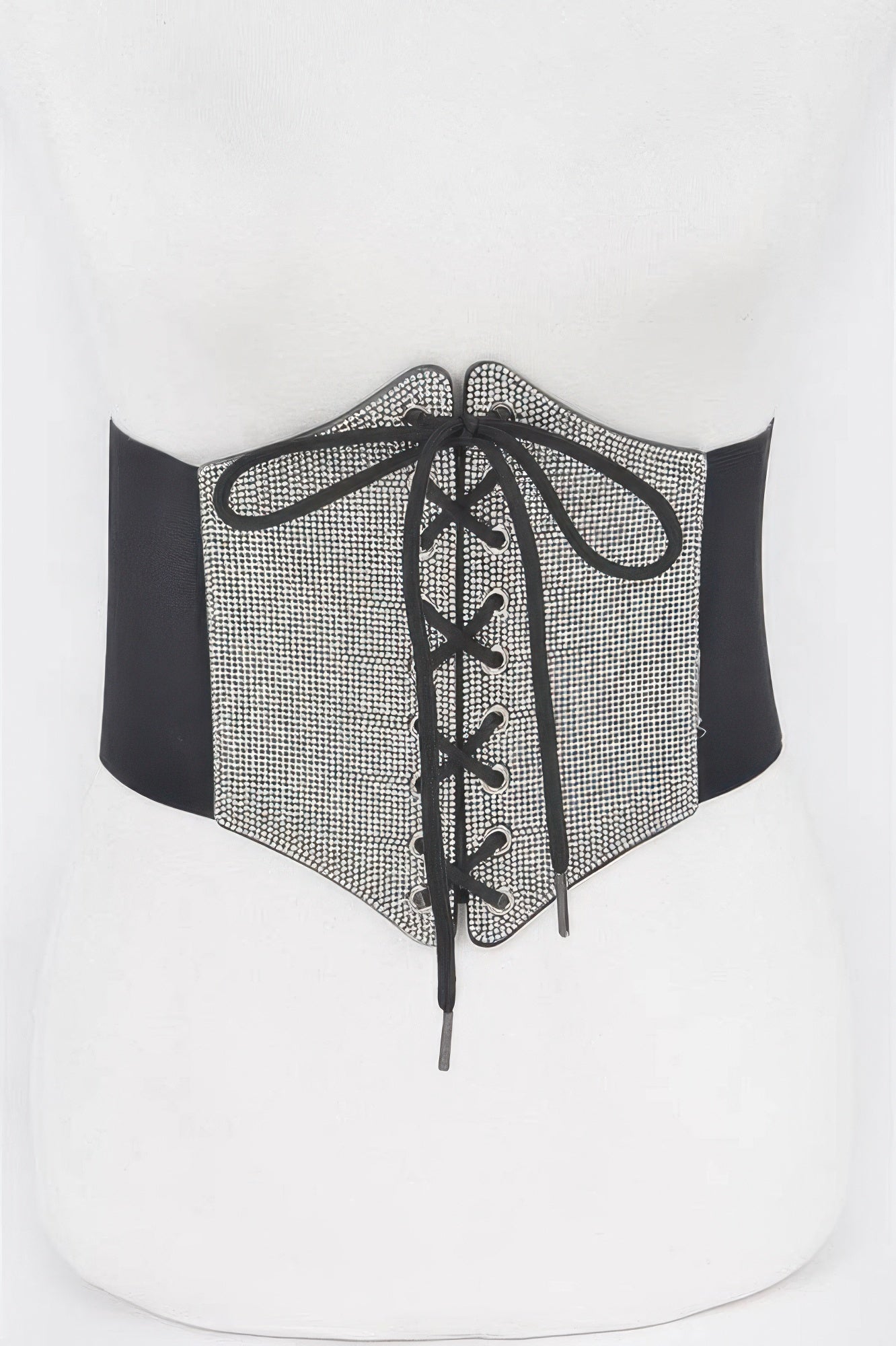 Rhinestone Corset Plus Size Elastic Belt Secondary image