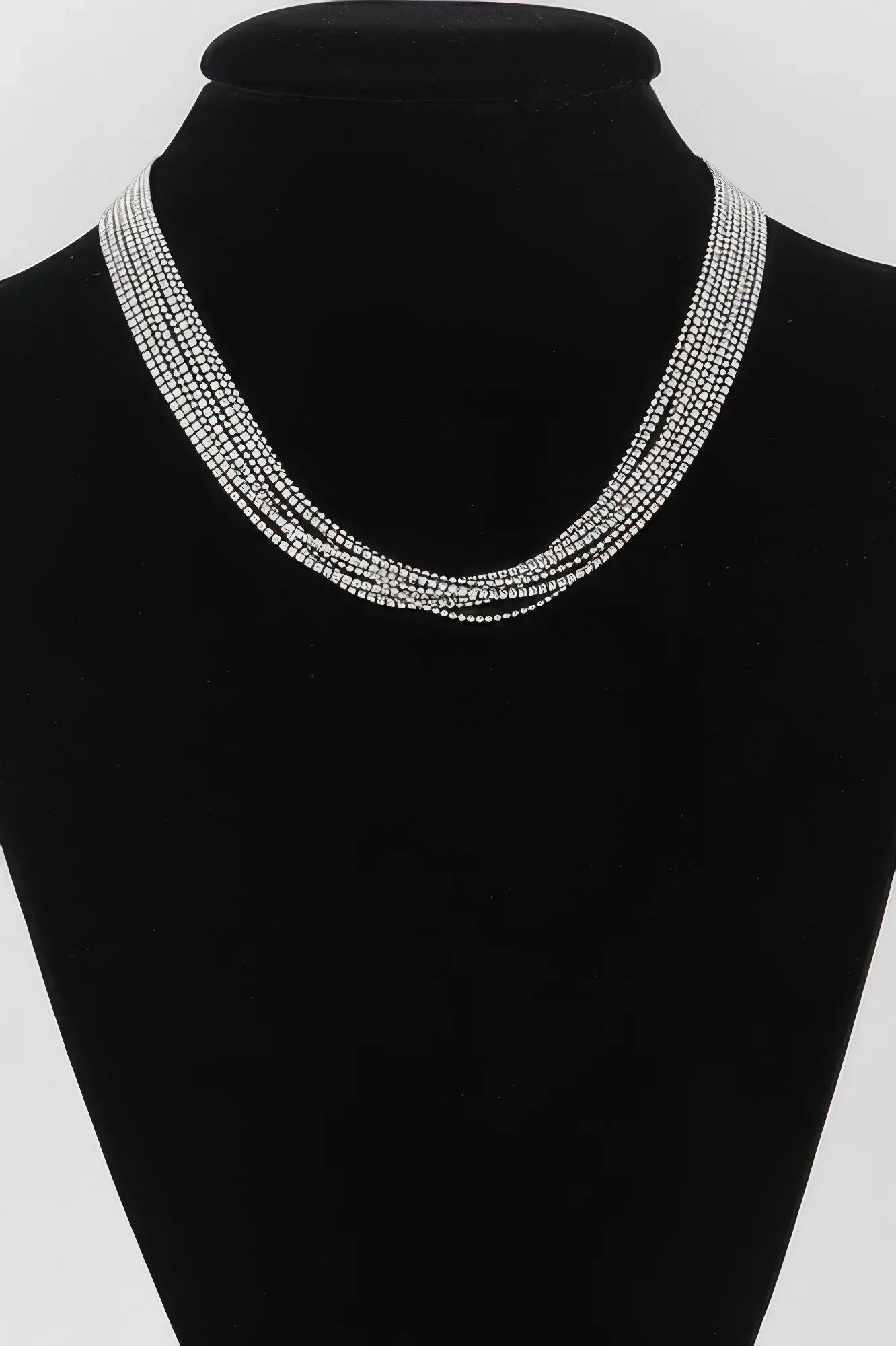 Multi Cubic Rhinestone Necklace | Mixtshop LLC