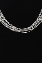 Multi Cubic Rhinestone Necklace | Mixtshop LLC