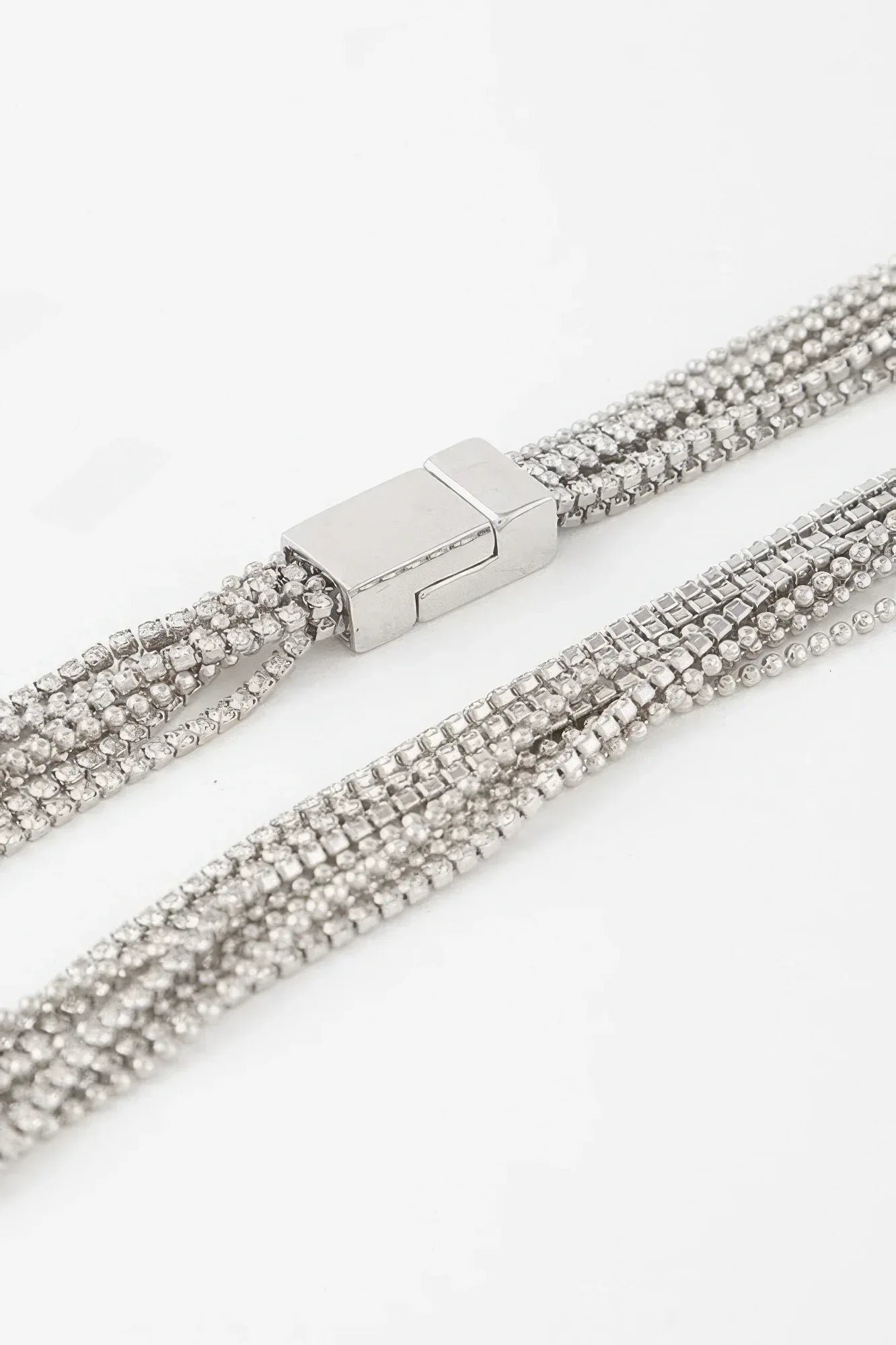 Multi Cubic Rhinestone Necklace | Mixtshop LLC