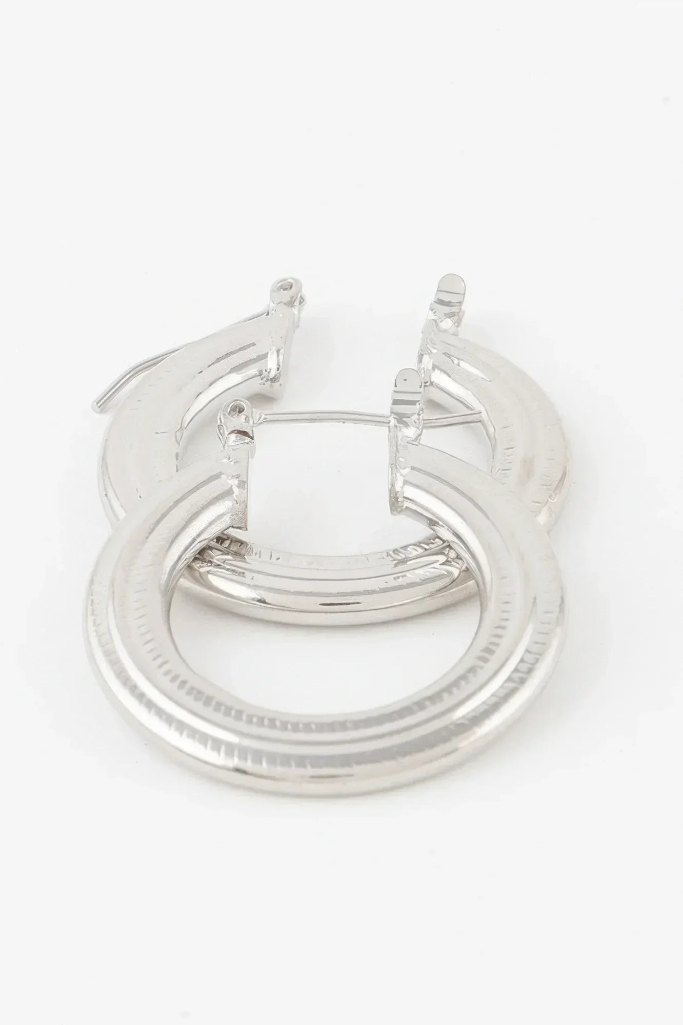 Minimal Flat Hoop Earrings | Mixtshop LLC