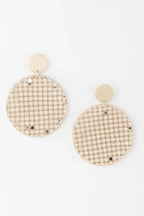 Sequin Plate Earrings | Mixtshop LLC