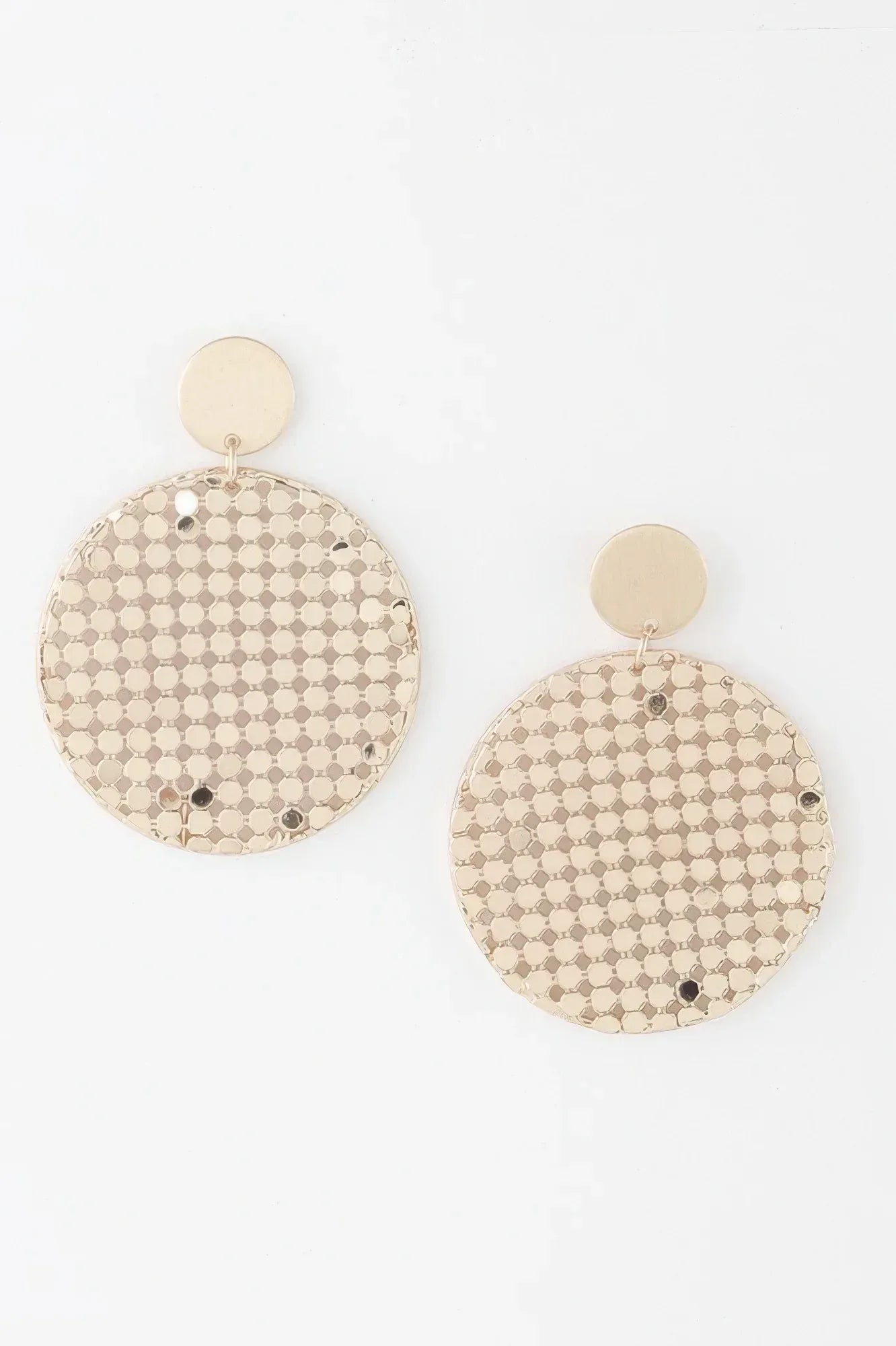 Sequin Plate Earrings | Mixtshop LLC