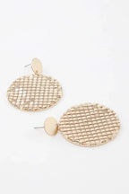 Sequin Plate Earrings | Mixtshop LLC
