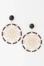 Jeweled Snowflake Earrings | Mixtshop LLC