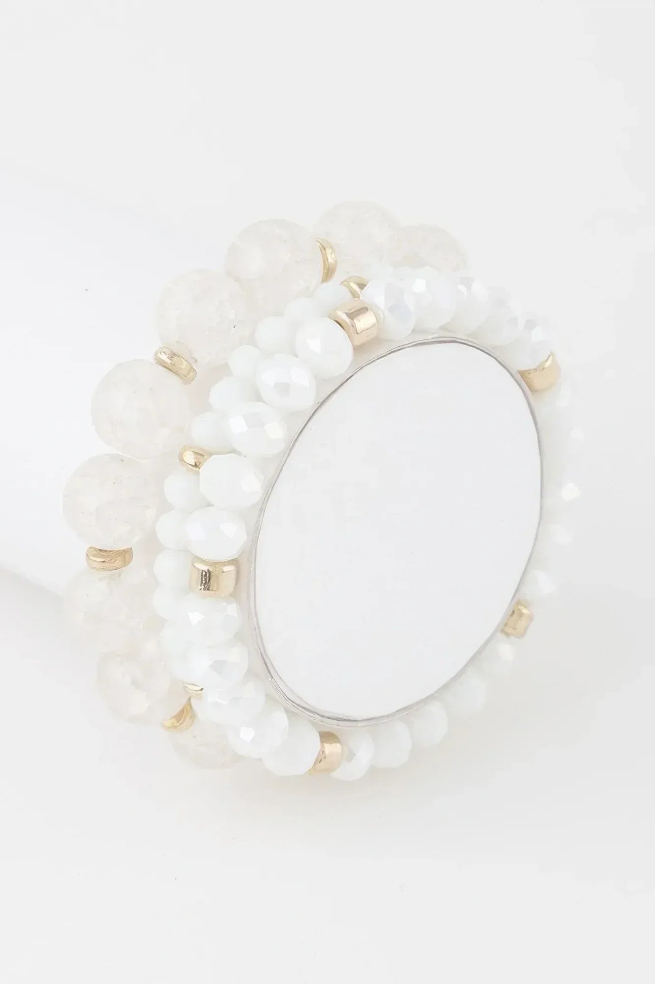 Triple Crystal Beaded Bracelet | Mixtshop LLC