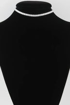 Cubic Rhinestone Choker Necklace | Mixtshop LLC