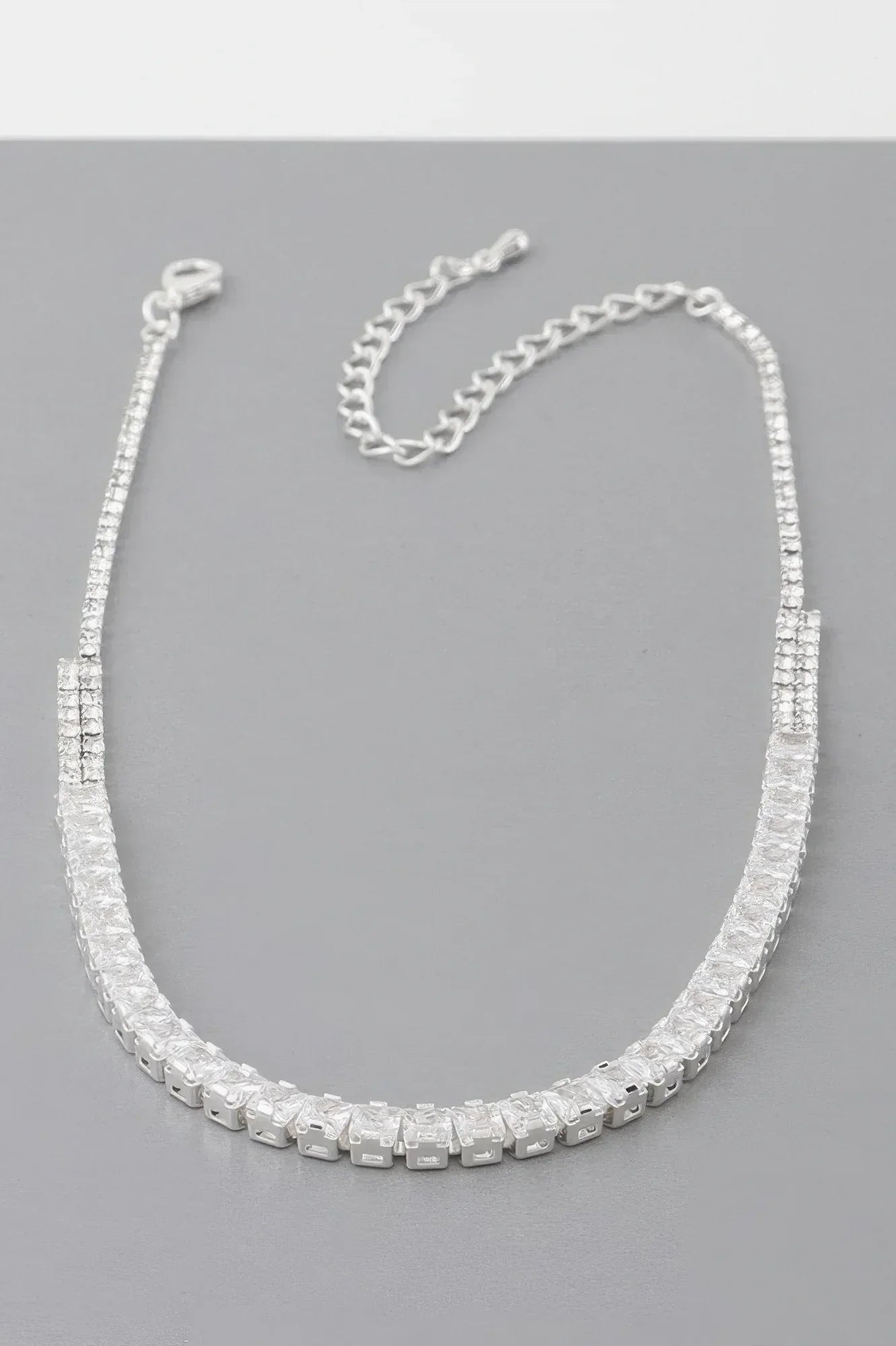 Cubic Rhinestone Choker Necklace | Mixtshop LLC