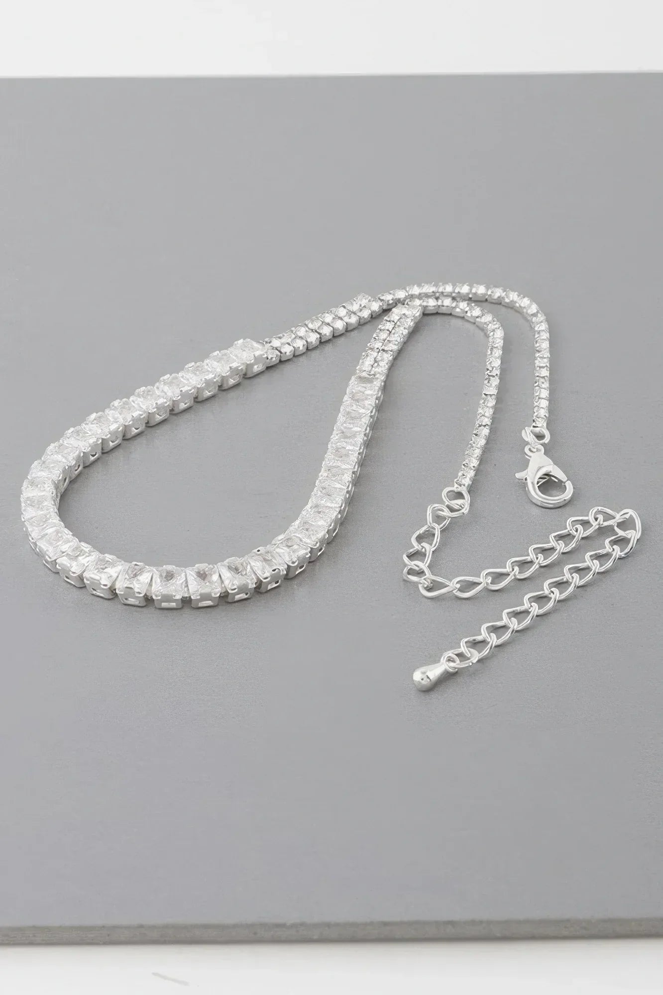 Cubic Rhinestone Choker Necklace | Mixtshop LLC
