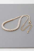 Cubic Rhinestone Choker Necklace | Mixtshop LLC