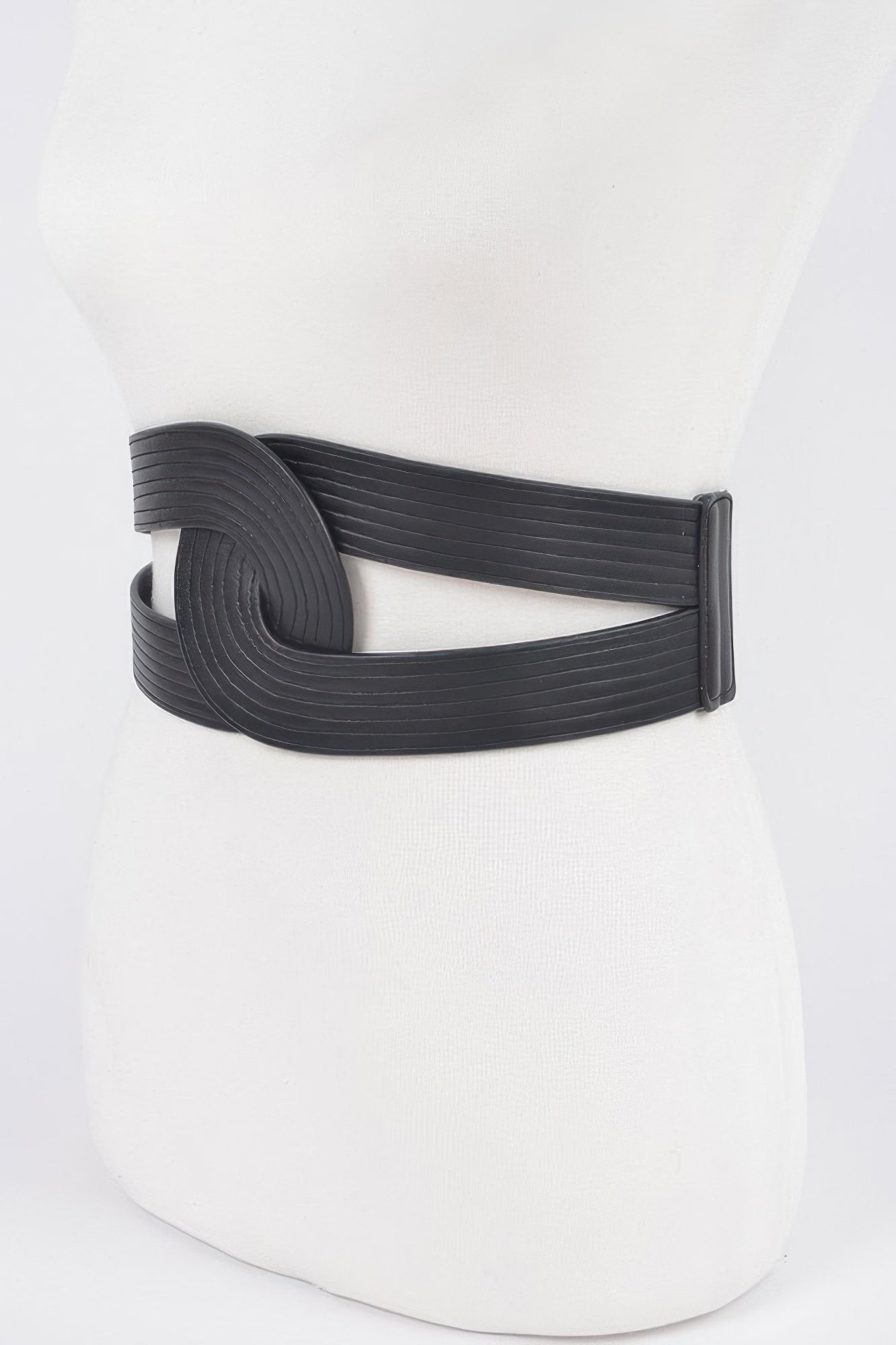 Faux Leather Elastic Belt Secondary image