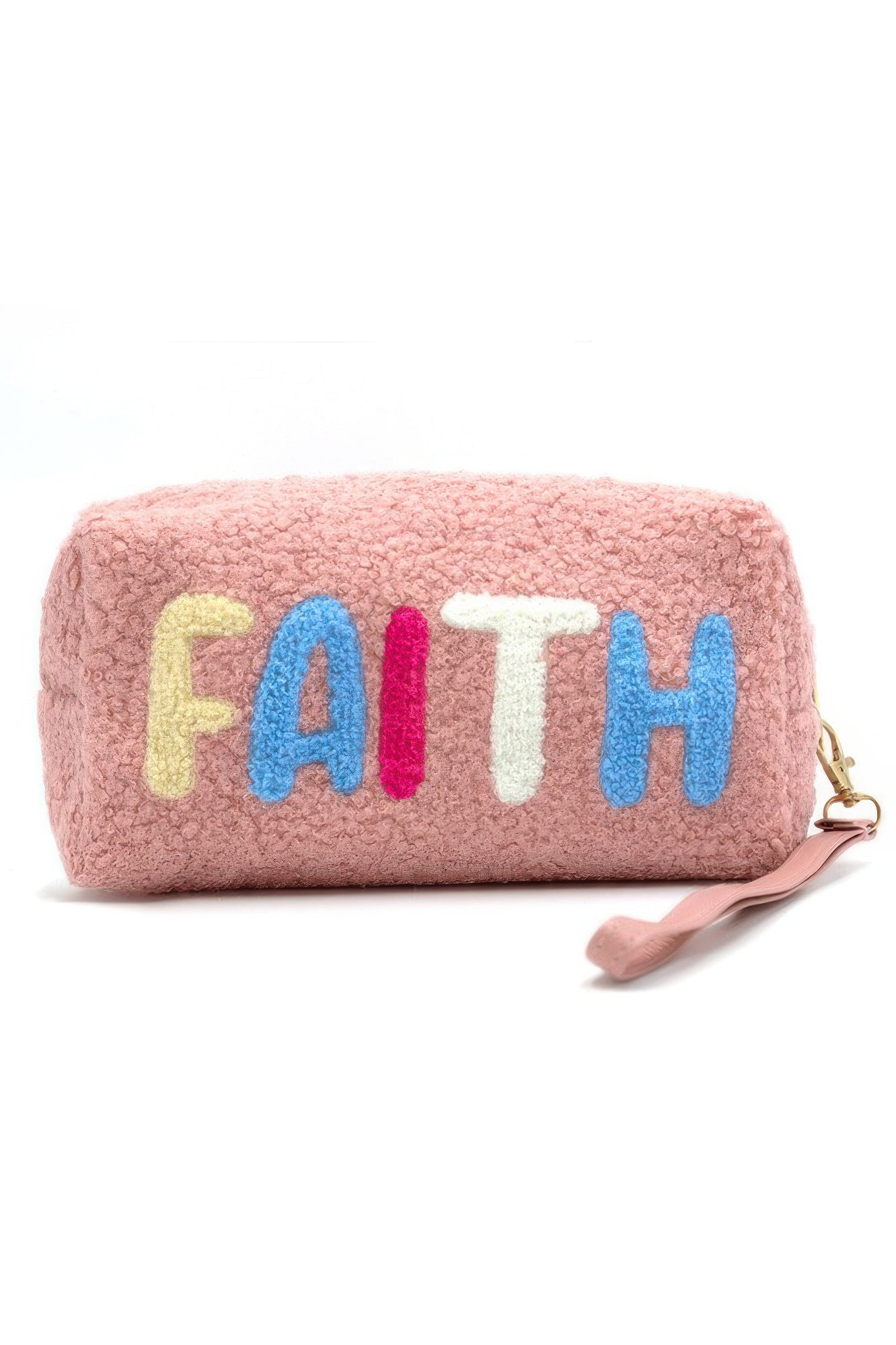 Faux Fur Faith Pouch W/wristlet Secondary image