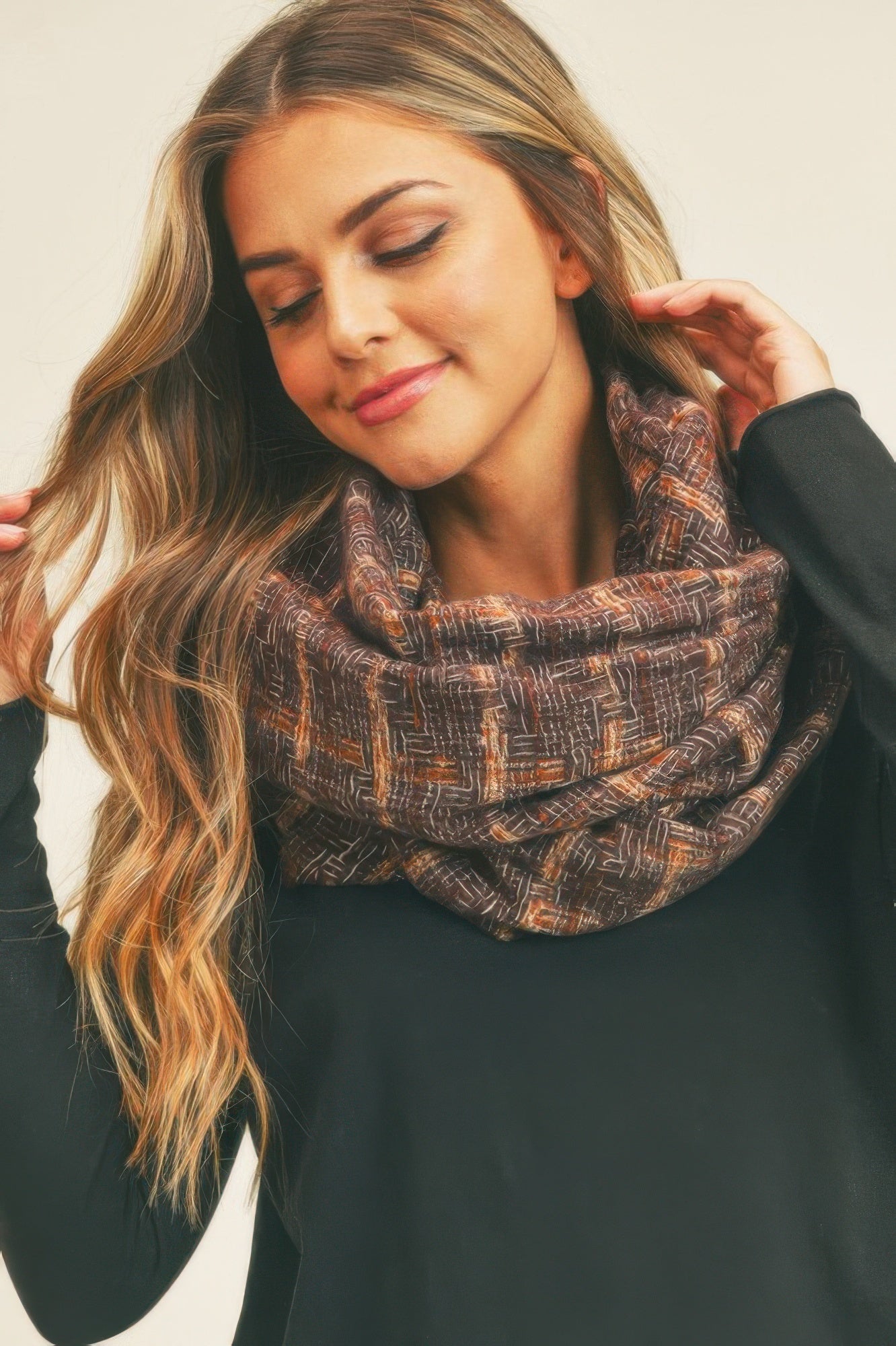 Plaid Infinity Scarf Secondary image