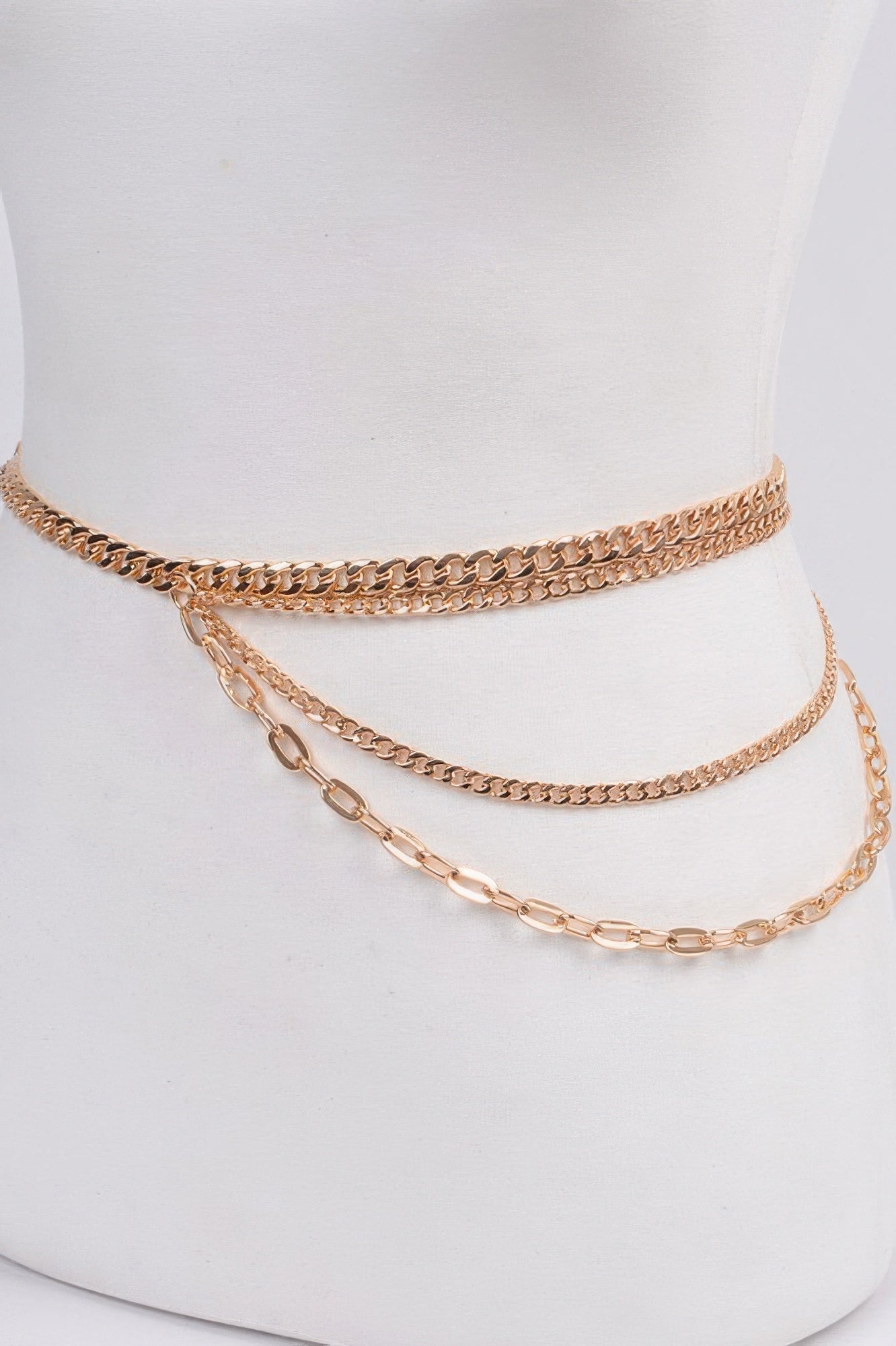 Plus Size Multi Chain Strands Belt Secondary image