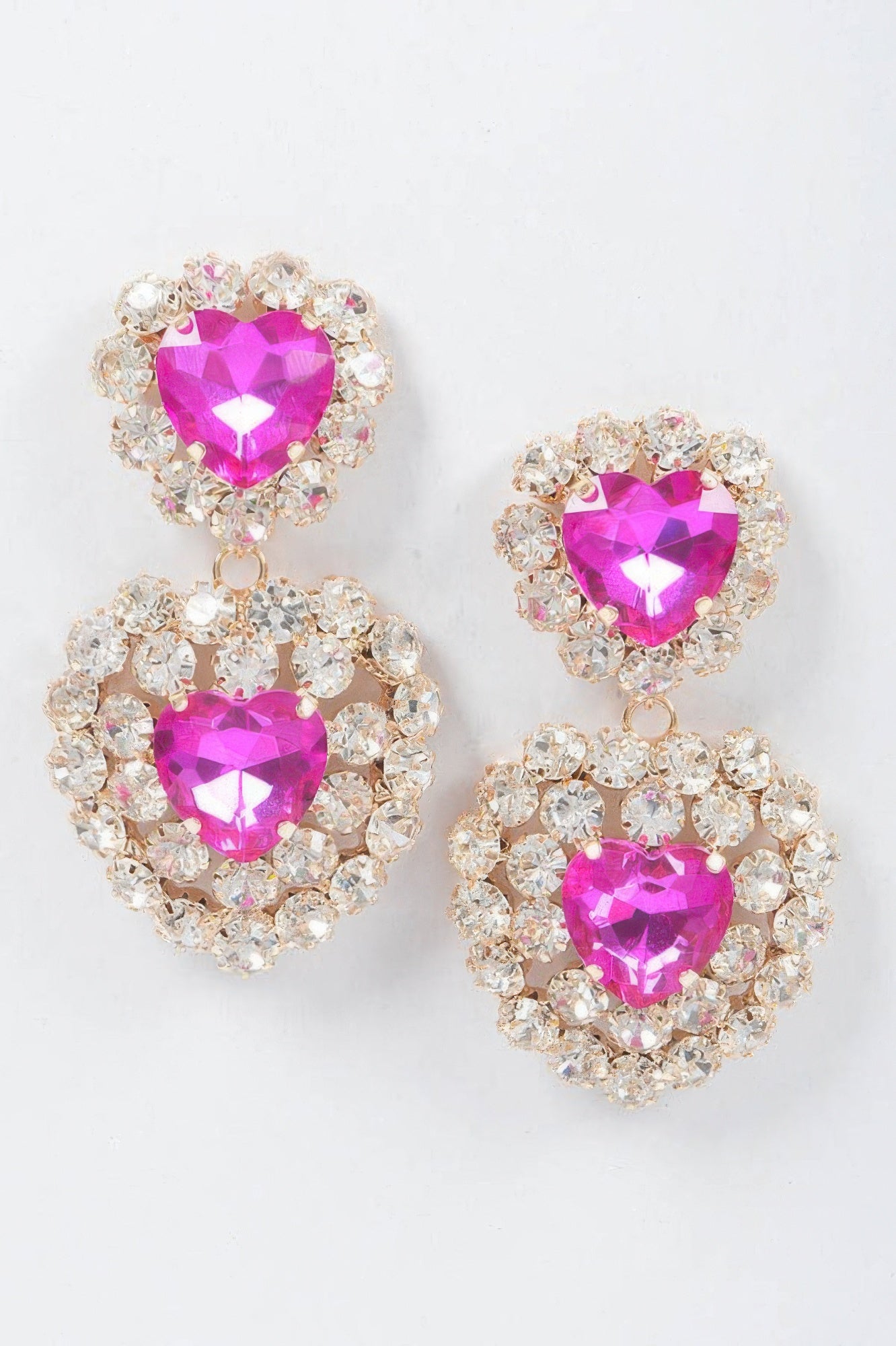 Heart Shape Stone Earring Secondary image