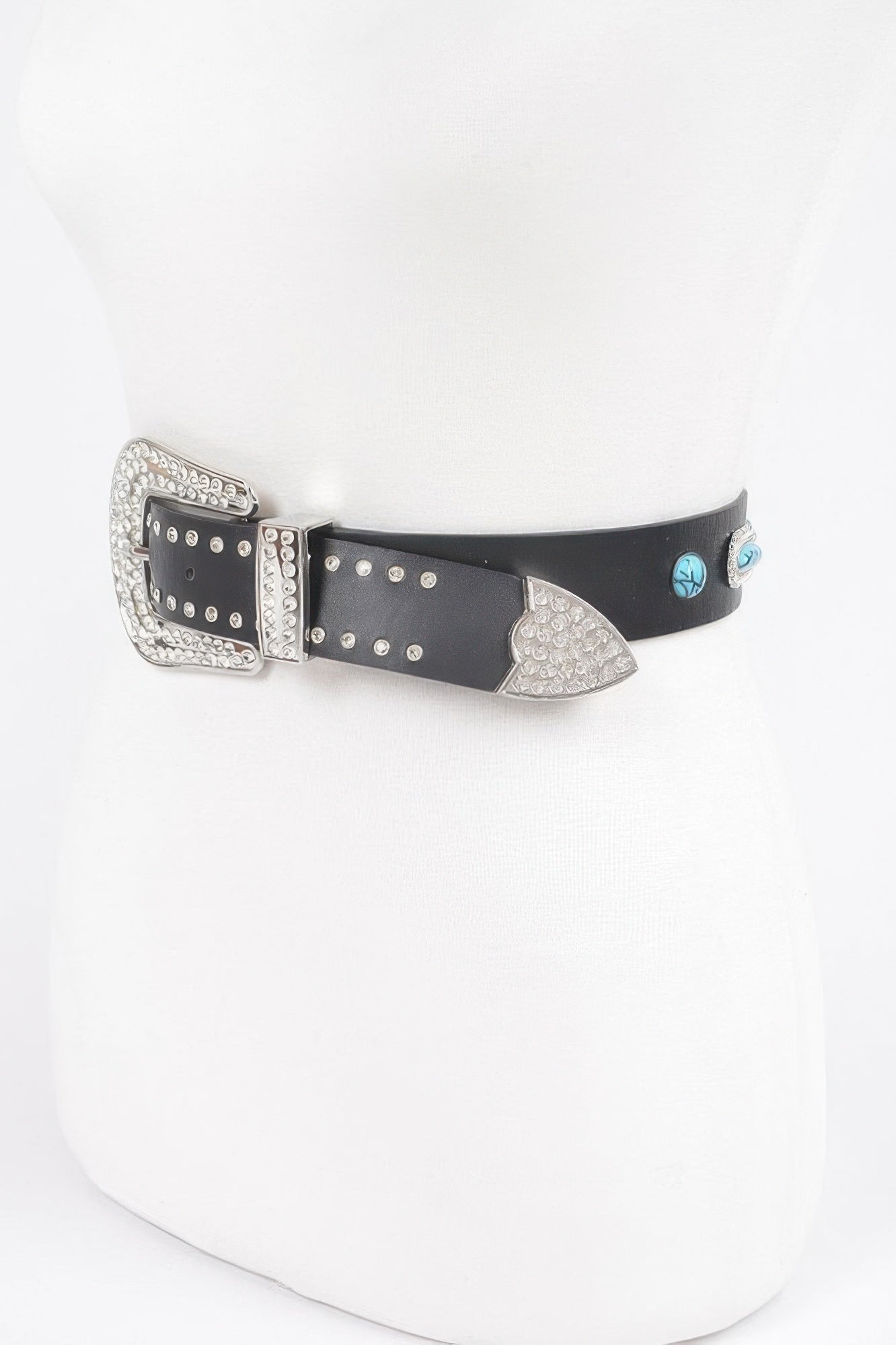 Western Style Belt With Turquoise Secondary image