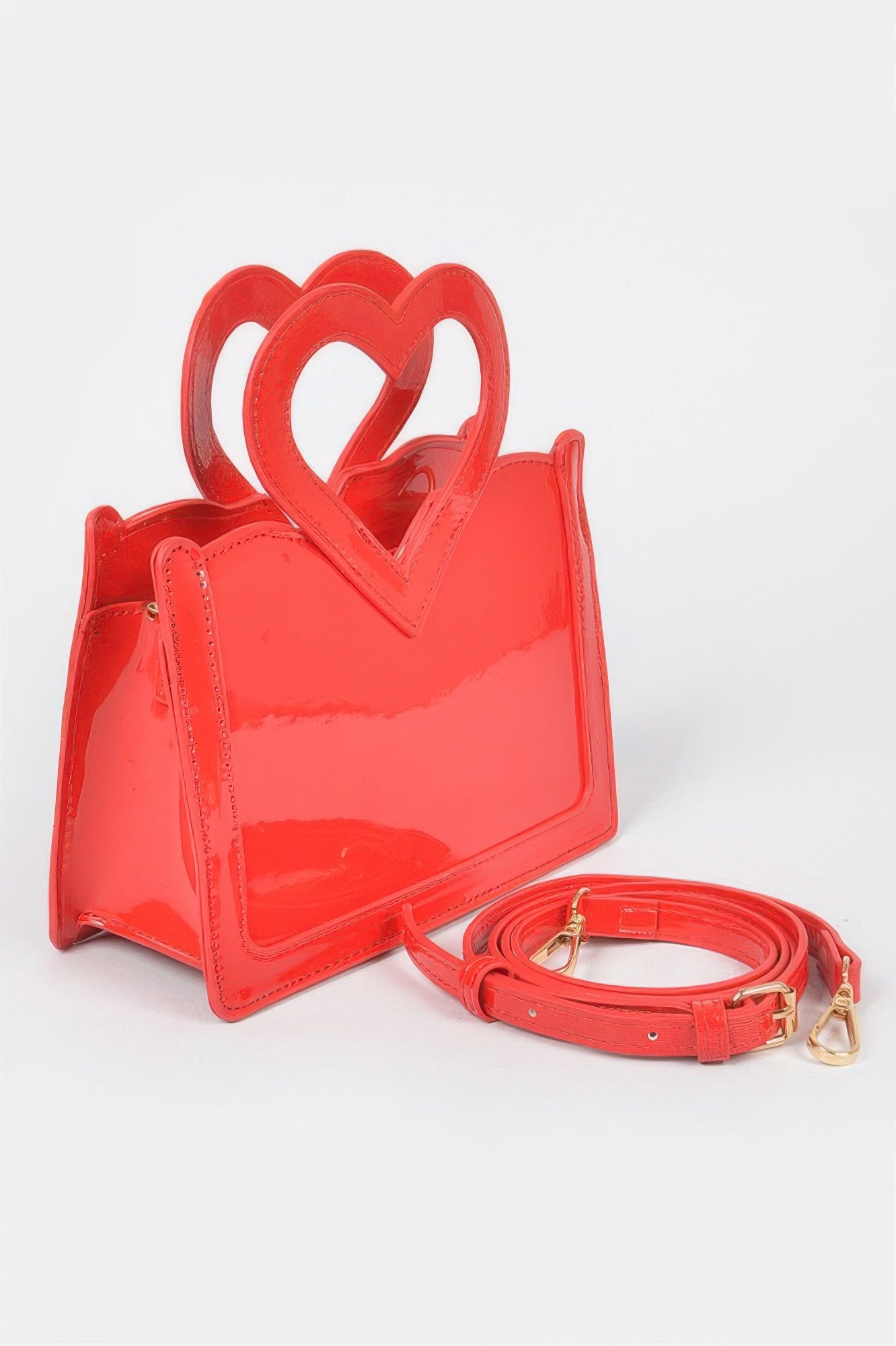 Enamel Top Handle Bag Secondary image