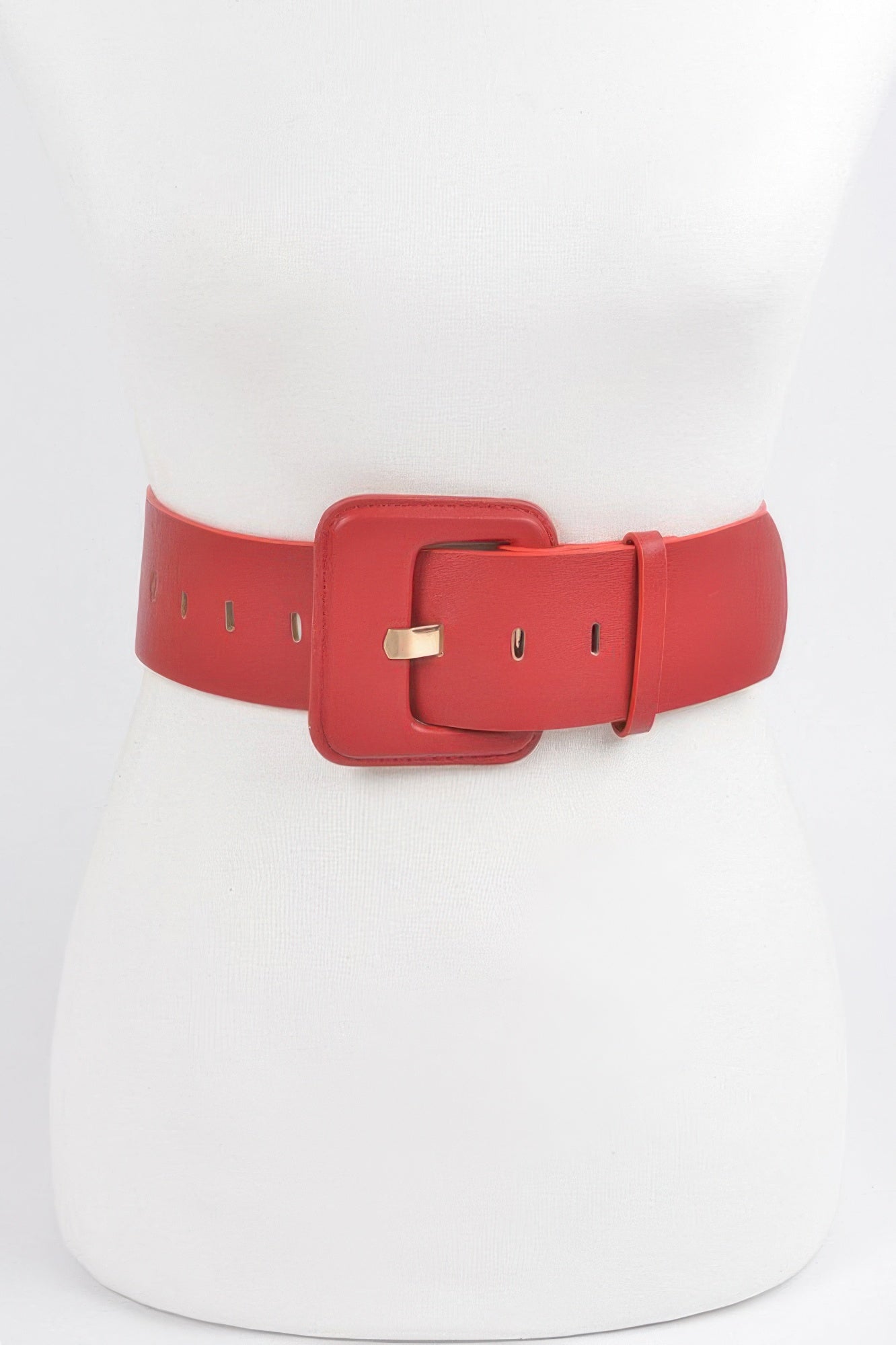 Faux Leather Wide Belt Secondary image