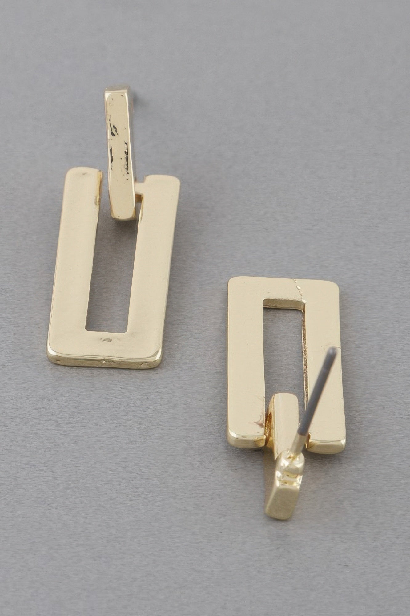 Modern Open Frame Earrings Secondary image