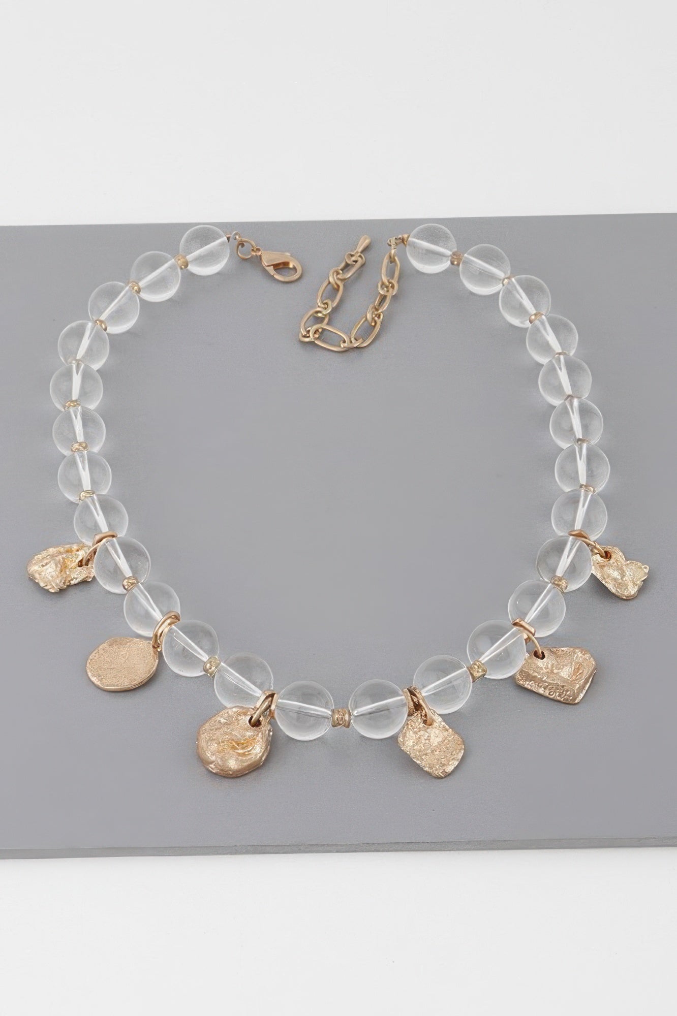 Transparent Charm Bead Necklace Secondary image