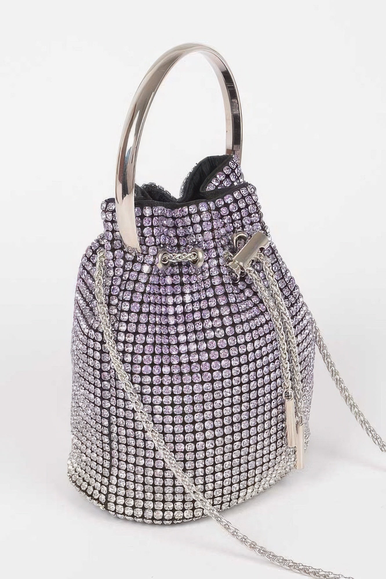 Rhinestone Ombre Bucket Bag Secondary image