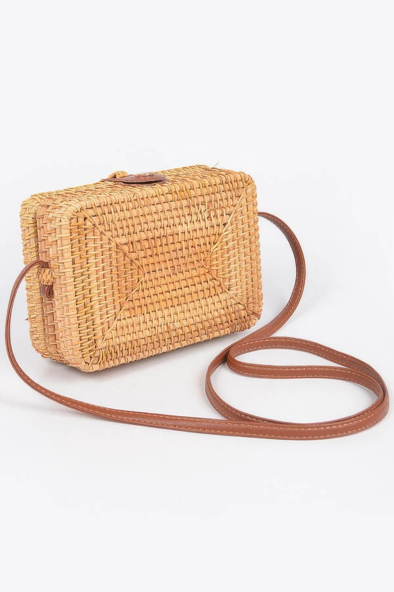 Crossbody Bamboo Box Bag Secondary image